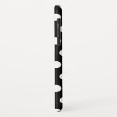 Coques Case-Mate iPhone Points noirs et blancs (Dos/Gauche)