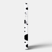 Coques Case-Mate iPhone Points noirs et blancs aléatoires (Verso / Gauche)