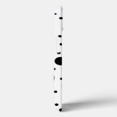Coques Case-Mate iPhone Points noirs et blancs aléatoires (Verso / Droite)