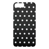 Coques Case-Mate iPhone Points noirs et blancs classiques motif sans faill (Dos)