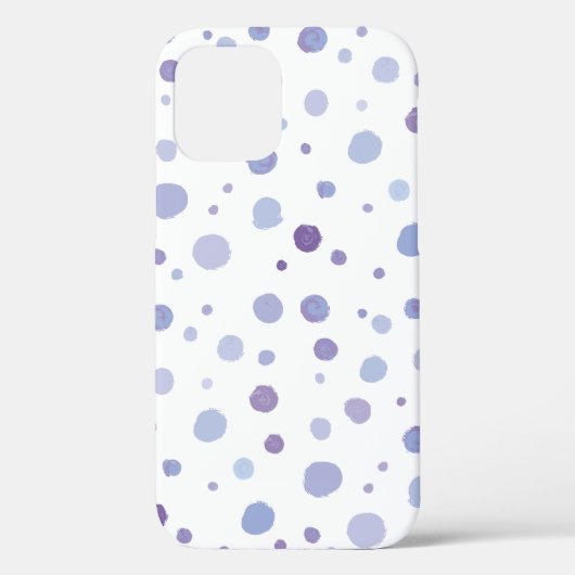 Coques Case-Mate iPhone points noirs peints à la main (Verso)