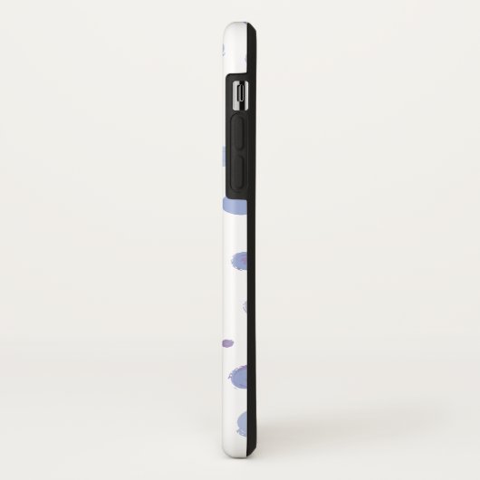 Coques Case-Mate iPhone points noirs peints à la main (Dos/Gauche)