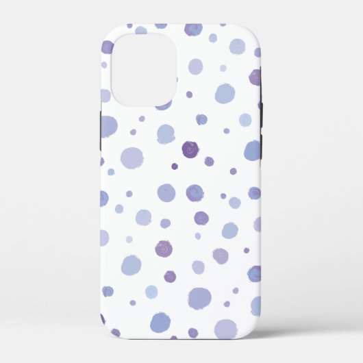 Coques Case-Mate iPhone points noirs peints à la main (Verso)