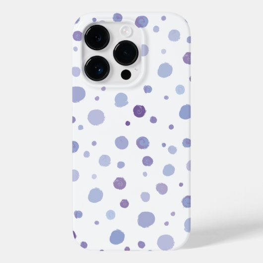 Coques Case-Mate iPhone points noirs peints à la main (Verso)
