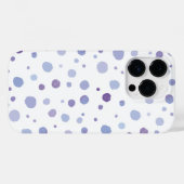 Coques Case-Mate iPhone points noirs peints à la main (Verso (horizontal))