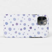 Coques Case-Mate iPhone points noirs peints à la main (Dos (Horizontal))