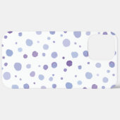 Coques Case-Mate iPhone points noirs peints à la main (Retour (horizontal))