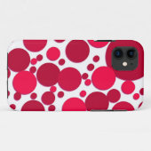 Coques Case-Mate iPhone Points polka rouge (Dos (Horizontal))