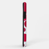 Coques Case-Mate iPhone Points polka rouge (Dos/Droite)