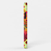 Coques Case-Mate iPhone Points Rainbow Red Liquid Motif Abstrait (Dos/Droite)