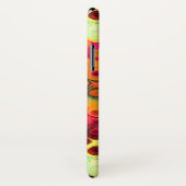 Coques Case-Mate iPhone Points Rainbow Red Liquid Motif Abstrait (Dos/Droite)