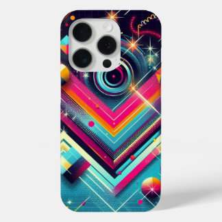 Coque iPhone 15 Pro Points rétro Dossier téléphonique