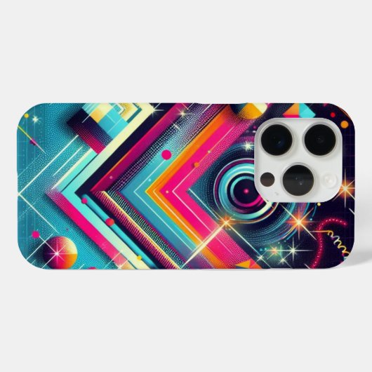 Coques Case-Mate iPhone Points rétro Dossier téléphonique (Verso (horizontal))