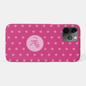 Coques Case-Mate iPhone Points roses-Coquillages- (Dos (Horizontal))