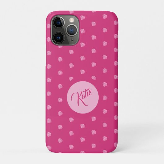 Coques Case-Mate iPhone Points roses-Coquillages- (Dos)