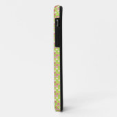 Coques Case-Mate iPhone Points roses sur vert (Dos/Gauche)