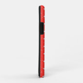 Coques Case-Mate iPhone points rouges et blancs (Dos/Droite)