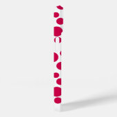 Coques Case-Mate iPhone points rouges sur fond blanc (Verso / Droite)
