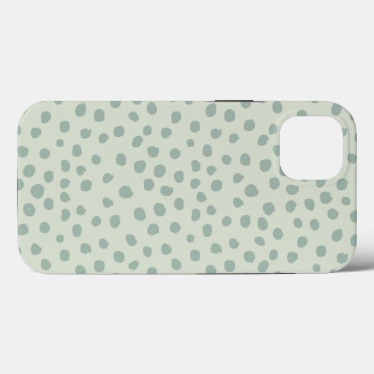 Coques Case-Mate iPhone Points Sage Green (Verso (horizontal))