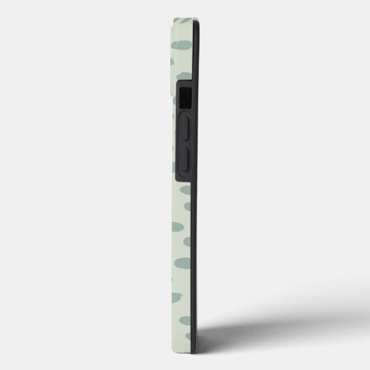Coques Case-Mate iPhone Points Sage Green (Verso / Gauche)