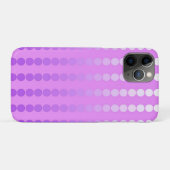 Coques Case-Mate iPhone Points satinés - nuances d'orchidée (Dos (Horizontal))