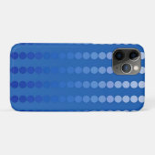 Coques Case-Mate iPhone Points satinés - tons bleu acier (Dos (Horizontal))