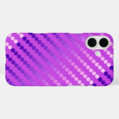 Coques Case-Mate iPhone Points satinés - violet et orchidée (Verso (horizontal))