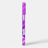 Coques Case-Mate iPhone Points satinés - violet et orchidée (Verso / Droite)