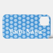 Coques Case-Mate iPhone Points Sky Blue Marocain Moods (Verso (horizontal))