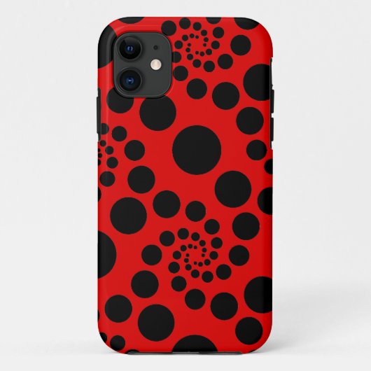 Coques Case-Mate iPhone Points Spiraux Noirs - Personnalisez vos propres p (Dos)