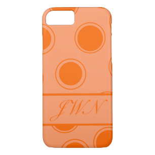 Coques Pour iPhone Points super #10 avec le monogramme
