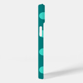 Coques Case-Mate iPhone Points teal et turquoise (Verso / Droite)