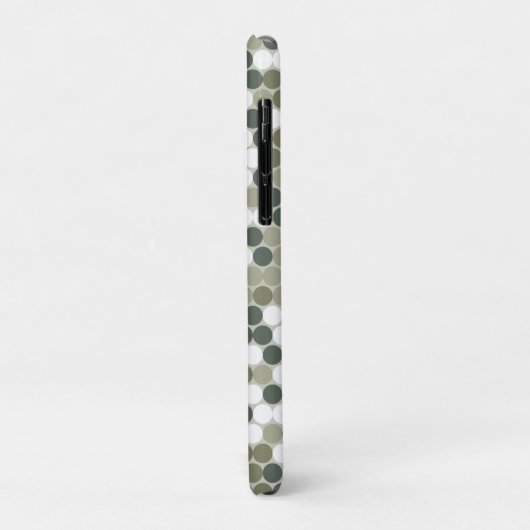 Coques Case-Mate iPhone Points verts (Dos/Gauche)