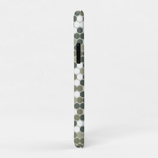 Coques Case-Mate iPhone Points verts (Dos/Droite)