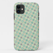 Coques Case-Mate iPhone Points verts rétro (Dos)