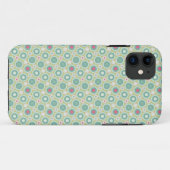 Coques Case-Mate iPhone Points verts rétro (Dos (Horizontal))