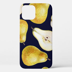 Case-Mate iPhone Case Poire rose entière jaune sur un arrière - plan noi
