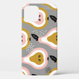 Case-Mate iPhone Case Poires colorées, motif vintage.