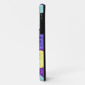 Coques Case-Mate iPhone Pois Abstraits | Aqua jaune violet (Dos/Gauche)