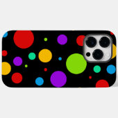 Coques Case-Mate iPhone Pois arc-en-ciel (Verso (horizontal))