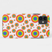 Coques Case-Mate iPhone Pois arc-en-ciel (Dos (Horizontal))