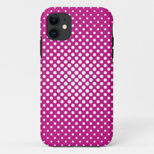 Etui iPhone Case-Mate Pois blanc sur l'arrière - plan rose