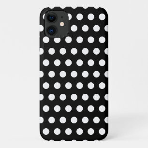 Pois blancs coques iphone noirs - Choisir les coul