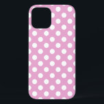 Etui iPhone Case-Mate Pois blancs sur rose pâle<br><div class="desc">Pois blancs sur rose pâle</div>