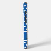 Coques Case-Mate iPhone Pois bleu (Verso / Gauche)