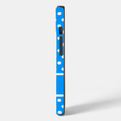 Coques Case-Mate iPhone Pois bleu clair (Verso / Gauche)