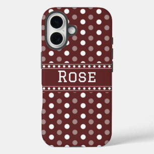 Coques iPhone 16 Pois Bourguignon