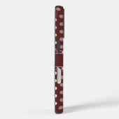 Coques Case-Mate iPhone Pois Bourguignon (Verso / Droite)