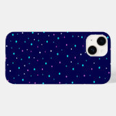 Coques Case-Mate iPhone Pois céleste (Verso (horizontal))