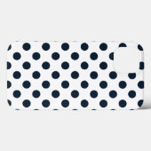 Coques Case-Mate iPhone Pois-Coque-coque iphone bleu marine foncé (Verso (horizontal))